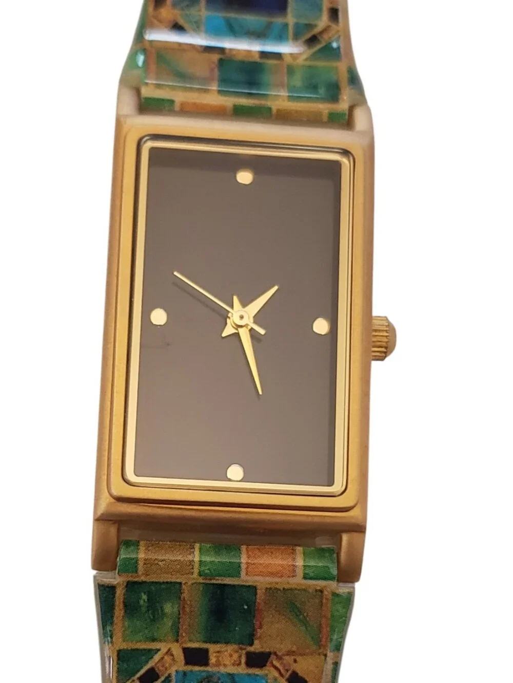 VIntage Metropolitan Museum of Art (MMA) Tiffany Inland Tile Mosaic Watch
